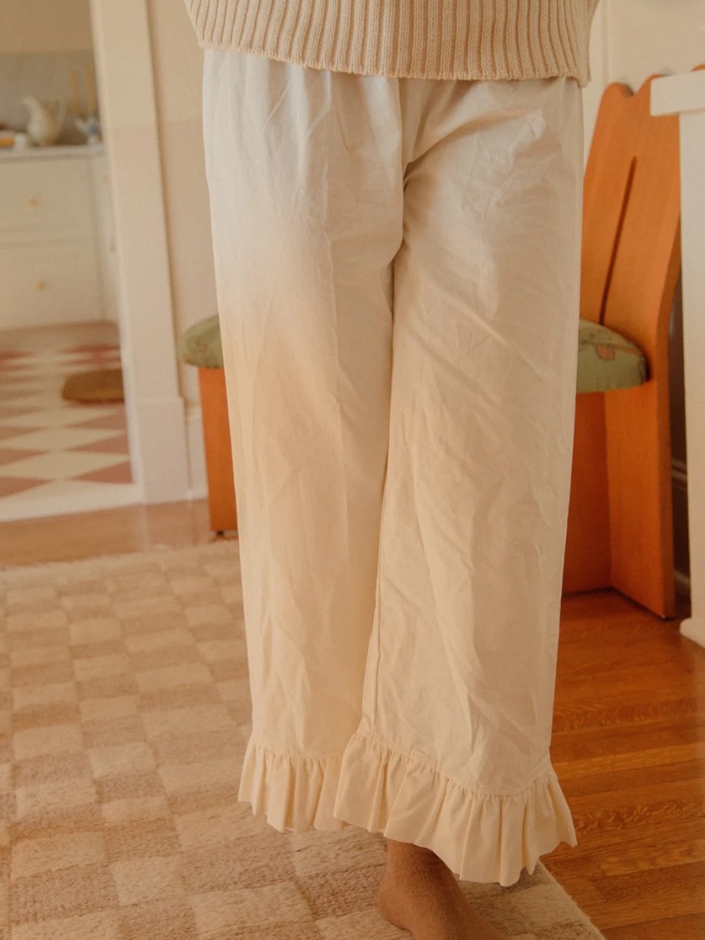 Sonderhaus Boxer Pant in Cream